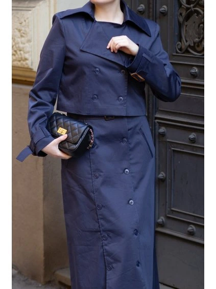 Dámský Trenčkot, modrá tmavá