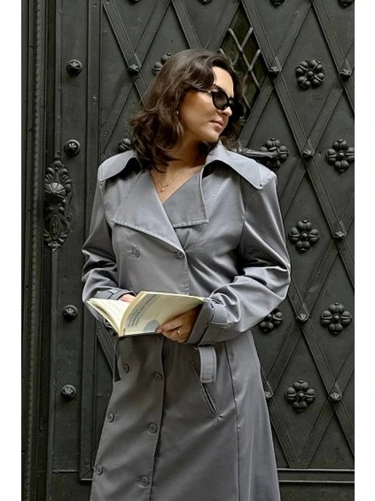 Dámský Trenčkot, šedá