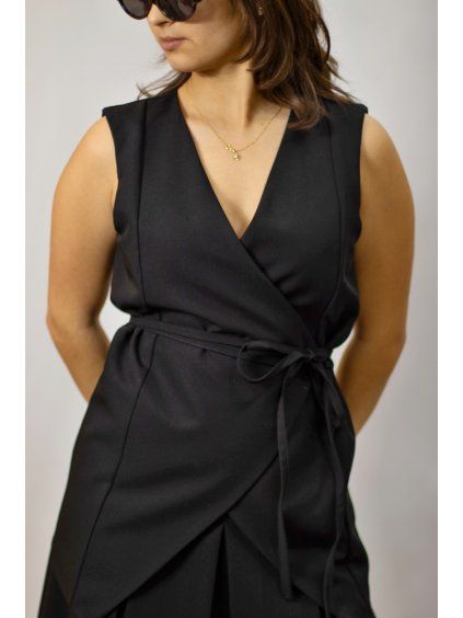 Dámská vesta Aisllin, černá