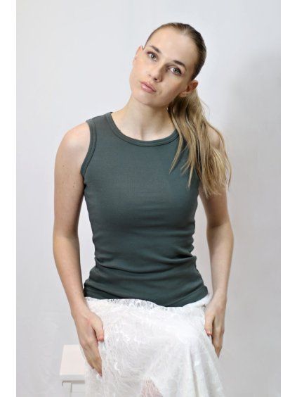 Dámský top Emily, khaki
