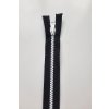 Dlouhý zip dělitelný - středně hrubý 70 cm, zuby 6 mm