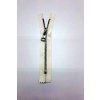 Krátký zip kapsový - 16 cm, zuby 6 mm kov