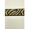 Porta s lurexem 4*120, černá/zlato, tygr
