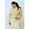 Dámský svetr Mohair, vanilková