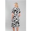 Dámské letní šaty Saskie,černobílé
