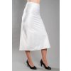 Dámská saténová sukně Anais, bílá