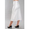 Dámská saténová sukně Anais, bílá