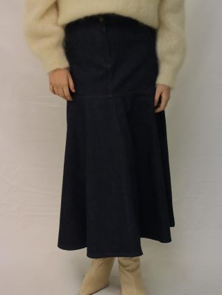 DENIM MIDI SUKNĚ 🫐 #style #czechgirls #ceskamoda