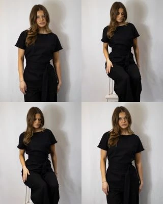 ČERNÝ LNĚNÝ SET 🖤 haillo collection #ceskaznacka #ceskavyroba #damskamoda #fashion #fyp