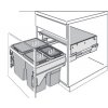 Vestavný odpadkový koš EURO CARGO S 3610-63