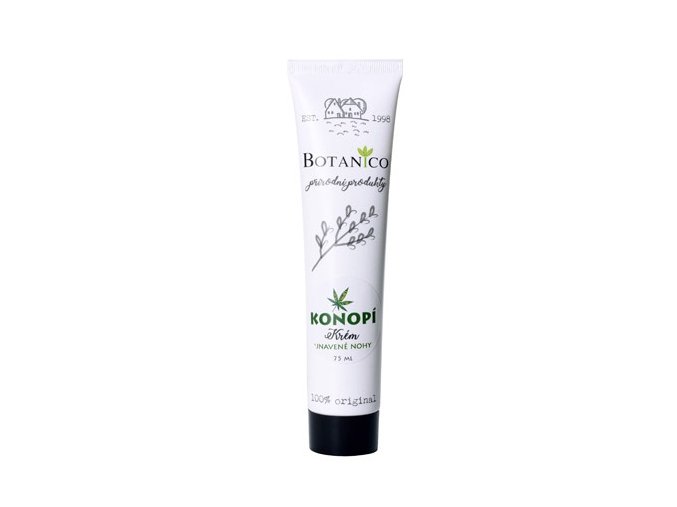 Krém z konopí na unavené nohy, 75 ml
