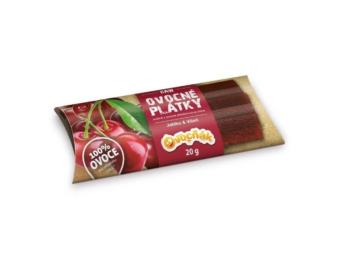 plátky jablko višen