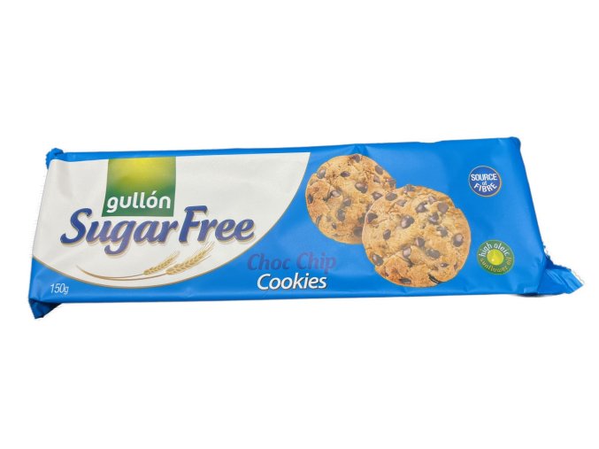 Sušenky cookies s čokoládou bez cukru, se sladidly, 150 g