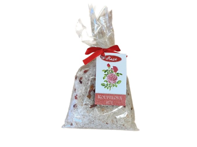 Koupelová sůl - růže, 100 g