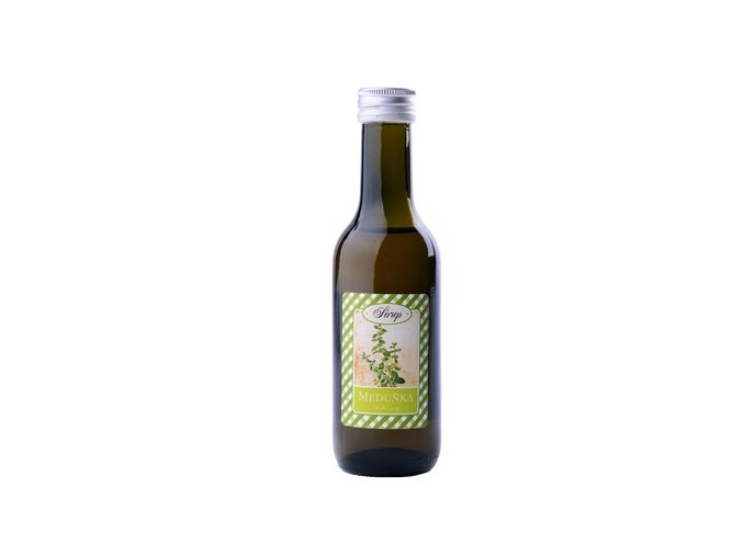 Bylinný sirup - Meduňka pro lepší spánek a zklidnění, 185 ml