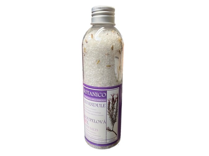 Koupelová sůl - levandule, 200 ml