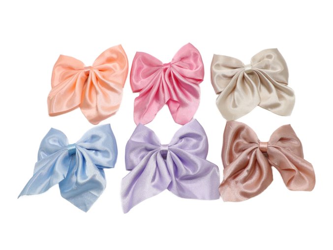 Sponka - pinetka s látkovou mašlí