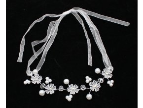 Ozdoba - květy, perličky, kamínky