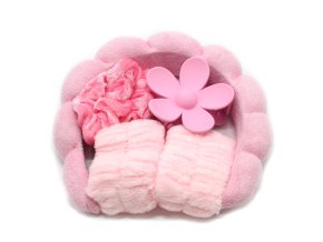 Souprava pro kosmetiku, make-up - růžová