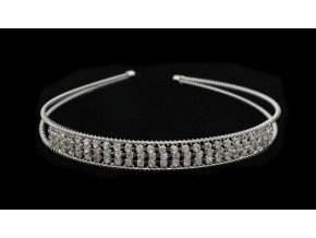 Kovová čelenka s kamínky