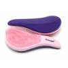 Růžově-fialový kartáč na vlasy rozčesávač TT-HAIR