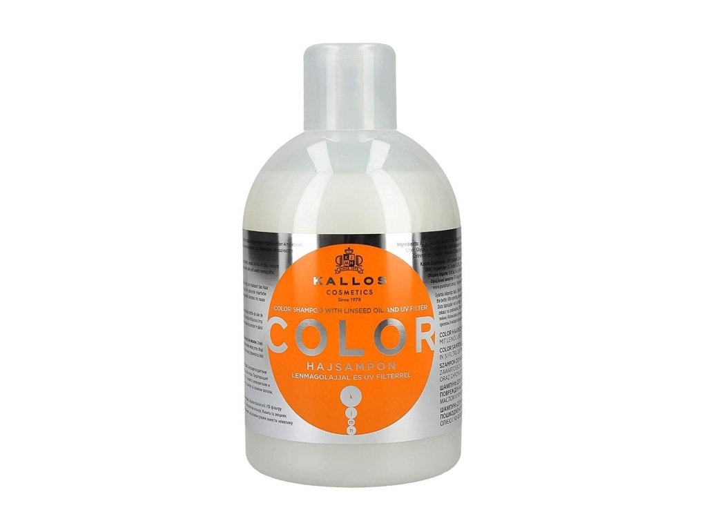 KALLOS KJMN Color Shampoo 1000ml - šampón na farbené a poškodené vlasy