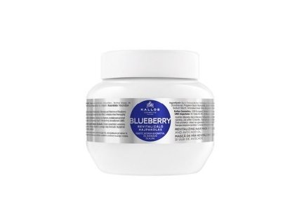 KALLOS KJMN Blueberry Hair Mask 275ml - maska a chemicky poškodené vlasy