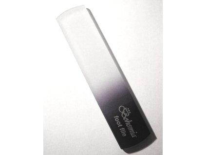 BOHEMIA CRYSTAL Škrabka na päty - dvojaký hrubosť -160mm - čierna