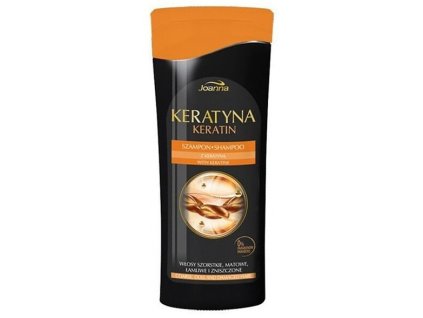 JOANNA Keratin Shampoo With Keratin 200ml - keratínový šampón na poškodené vlasy
