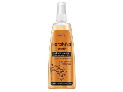 JOANNA Keratin Spray Conditioner 150ml - bezoplachový kondicioner na poškodené vlasy