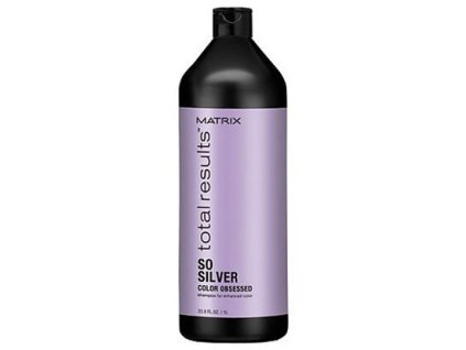 MATRIX Total Results So Silver Shampoo 1000ml - šampón pre blond a melírované vlasy
