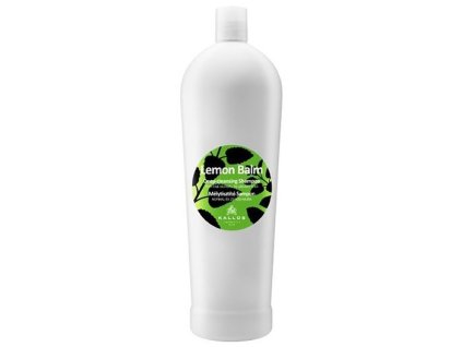 KALLOS Lemon Balm Hĺbkovo čistiaci šampón 1000ml - pre normálne a mastné vlasy