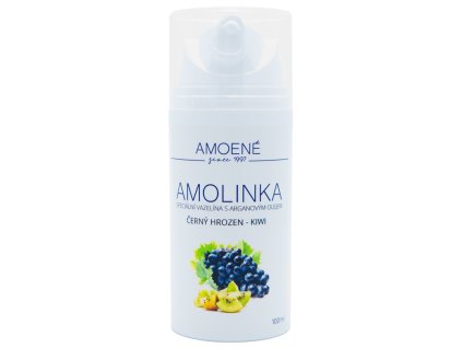 AMOLINKA Luxusná vazelína s arganovým olejom 100ml - vôňa Kiwi a čierne hrozno
