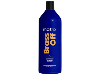 MATRIX Brass Off Blue Conditioner 1000ml - kondicionér proti mosadzným a medeným tónom