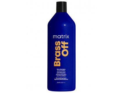 MATRIX Total Results Brass Off Shampoo 1000ml - šampón pre blond a melírované vlasy