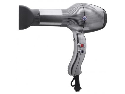 GAMMA PIÚ BARBER PHON 2000W - tradičný fén najlepších talianskych holičov - strieborný