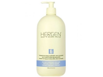 BES Hergen B3 Liečebná kúra 1000ml - pre farbené, po trvalej a oslabené vlasy