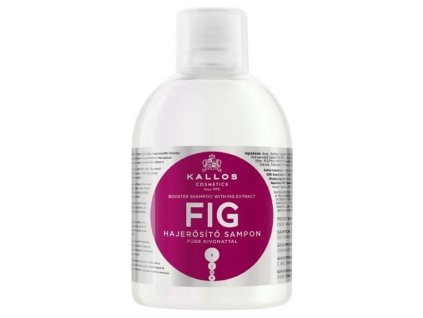 KALLOS KJMN Fig Shampoo 1000ml - šampón na slabé vlasy a rozštiepené končeky