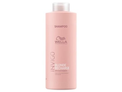 WELLA Invigo Cool Blonde Recharge Shampoo 1000ml - šampón pre studenú blond