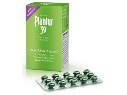 PLANTUR 39 Aktívne kapsule cps.60 - vitamíny proti vypadávaniu vlasov u žien