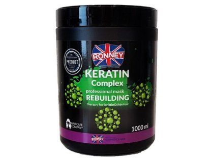 RONNEY Keratín Complex Mask 1000ml - maska s keratínom pre slabé a krehké vlasy