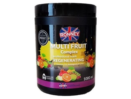 RONNEY Multifruit Complex Mask 1000ml - regeneračná maska na suché vlasy