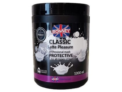 RONNEY Classic Latte Pleasure Mask 1000ml - hydratačná maska s vôňou karamelu