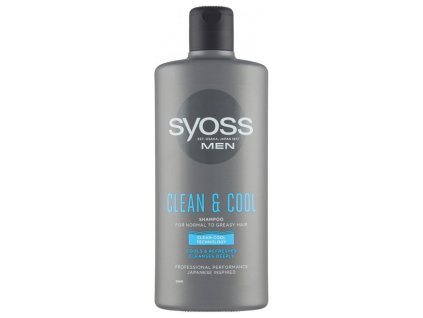 SYOSS MEN Clean And Cool Shampoo 440ml - šampón pre mužov na mastné vlasy