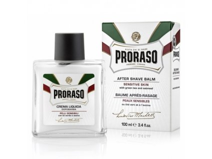 PRORASO Green Tea Balzam po holení pre citlivú pokožku - zelený čaj 100ml