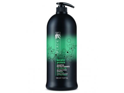 BLACK Keratin Proteín Shampoo 1000ml - keratínový šampón na poškodené vlasy