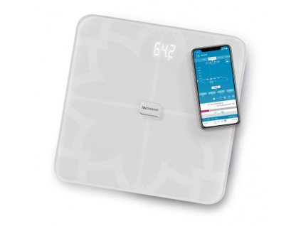 MEDISANA BS 450 WH CONNECT - Analytická digitálna váha do 180kg s Bluetooth - biela