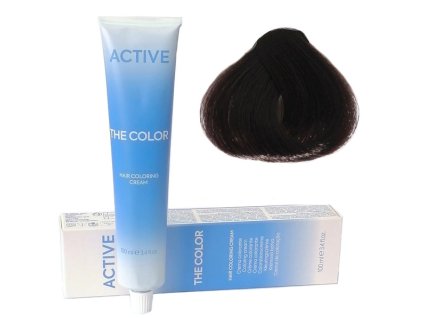 ACTIVE The Color 5-00 Intenzívne gaštanová hnedá - permanentná farba na vlasy 100ml