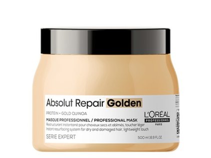 LOREAL Serie Expert Absolut Repair Gold Quinoa Golden Mask 500ml - zlatá maska na veľmi poškodené vlasy