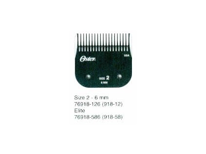 OSTER Hlavice 6,3mm Náhradný strihací nôž pre Oster 97-40 a 44 size2 - 6,3mm